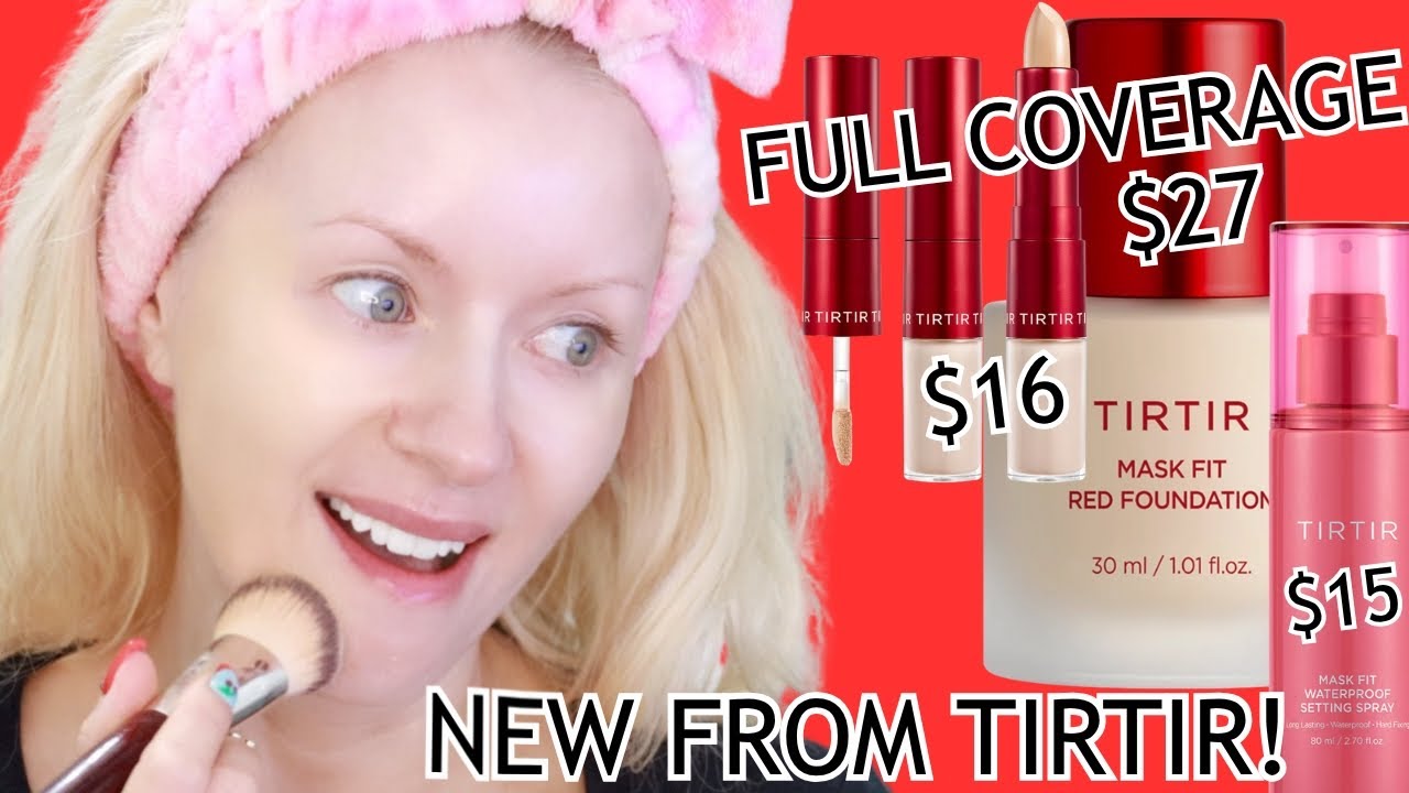 TESTING NEW TIR TIR MASK FIT RED LIQUID FOUNDATION + CONCEALER!