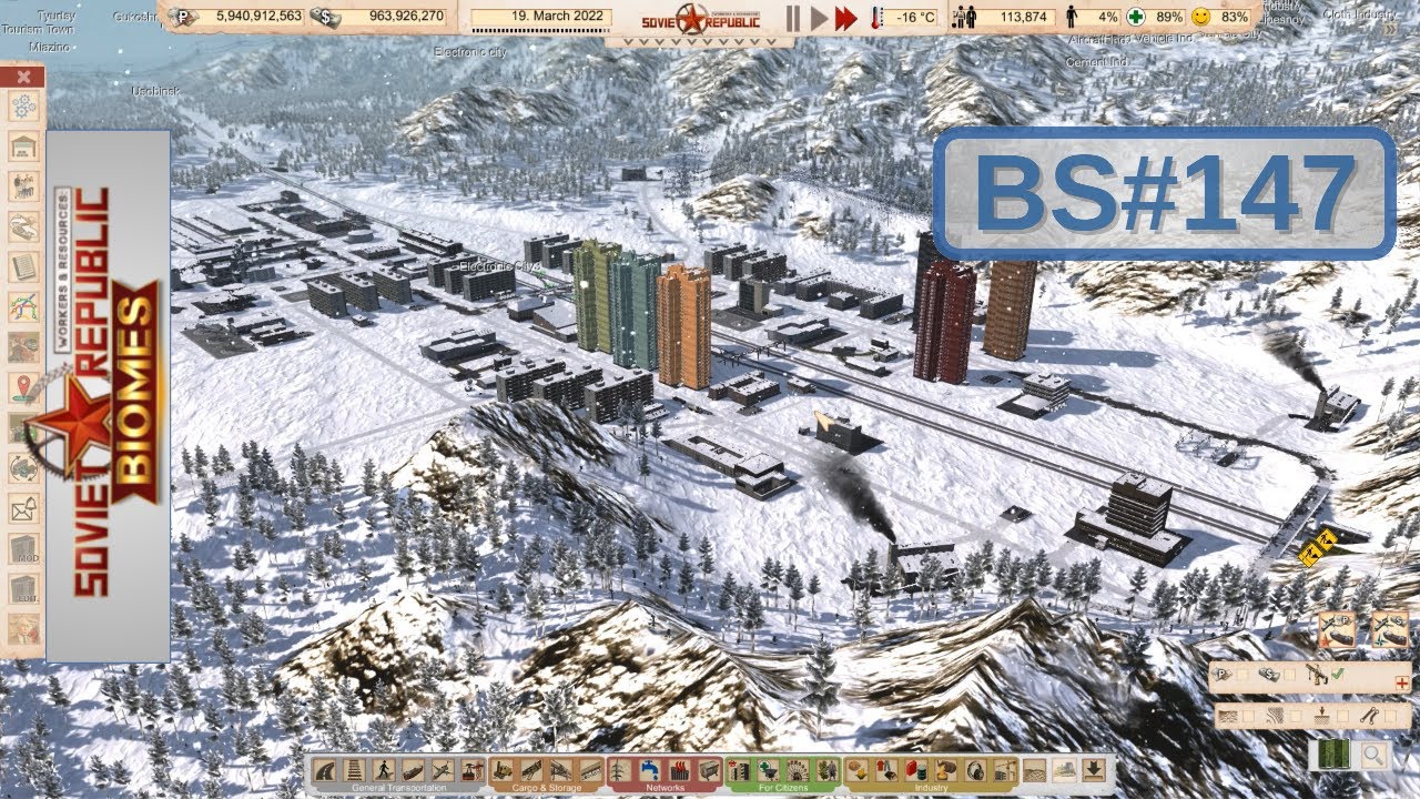 BS147: Electronic city 3 getting first citizens | Siberia realistic | workers and resources