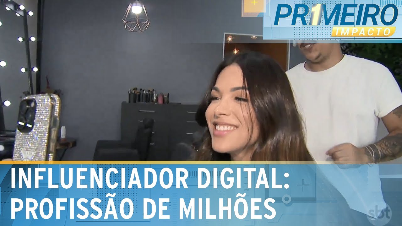 Influenciador digital vira profiss&atilde;o e movimenta milh&otilde;es | Primeiro Impacto (07/12/23)