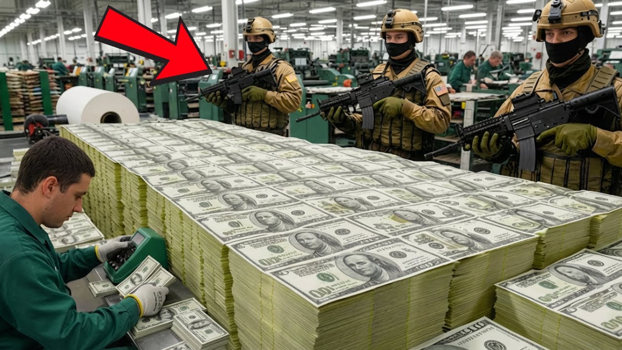 How REAL Money Is Made Inside Secret Government Factories