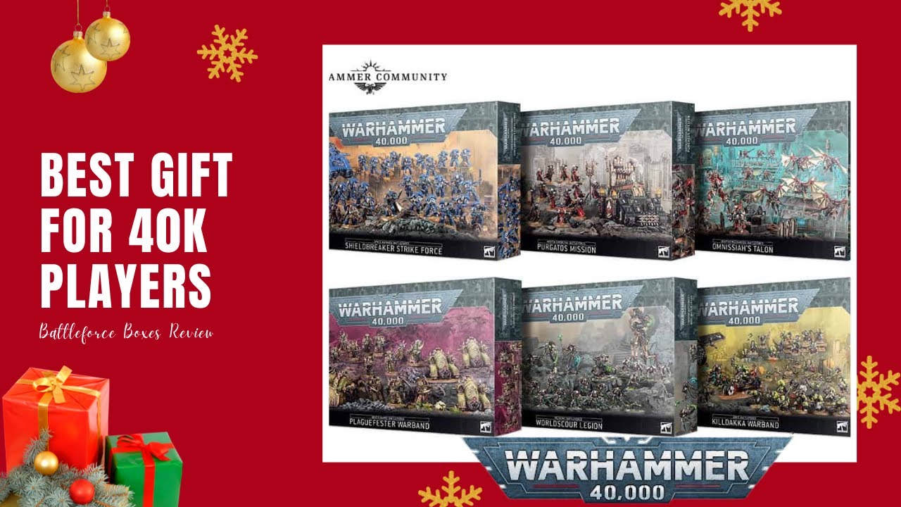 Christmas Battleforce Boxes Review - 40k Christmas Gift - Content and Value