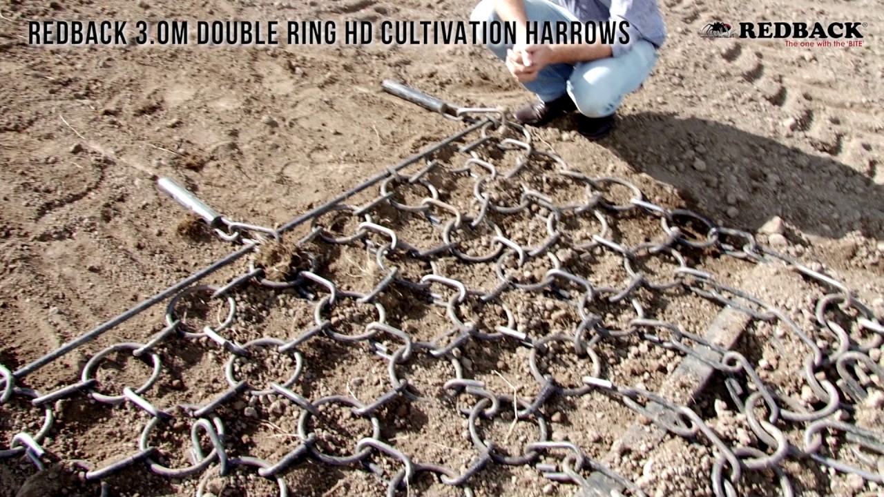 Redback 3.0M Heavy Duty Double Ring Harrows