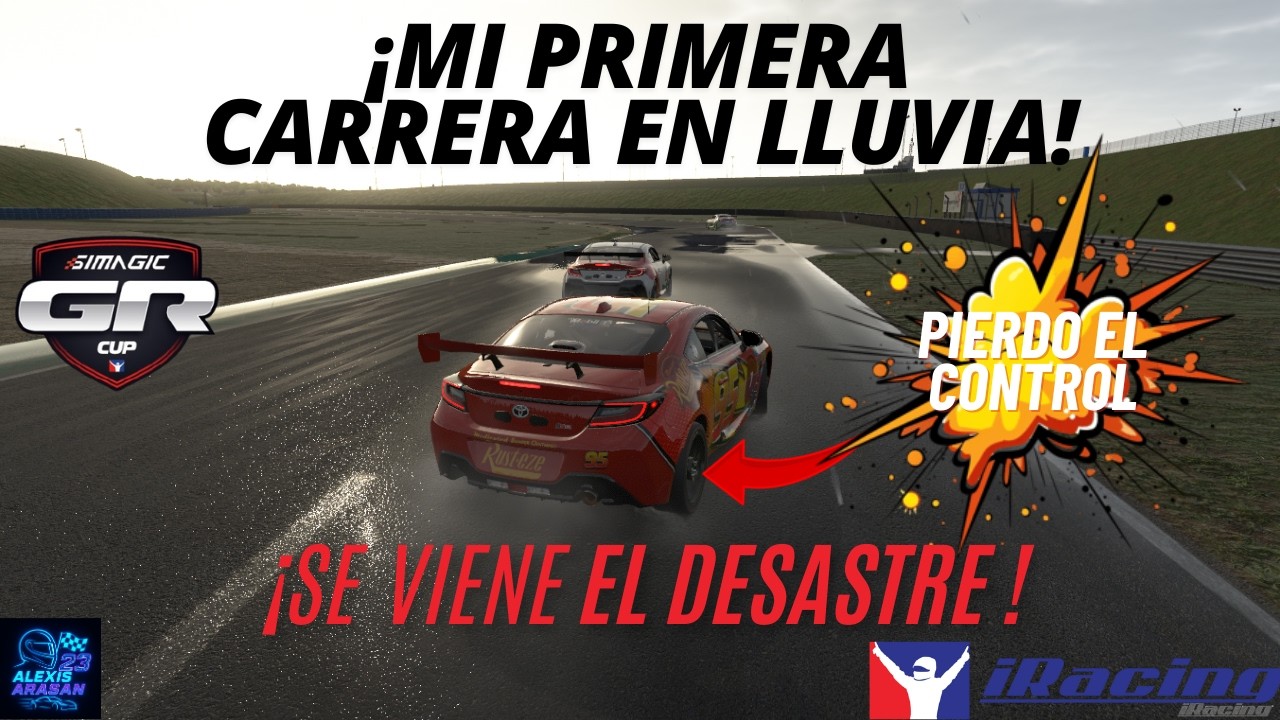 ¿LOGRARÉ TERMINAR MI PRIMERA CARRERA CON LLUVIA? | iRacing