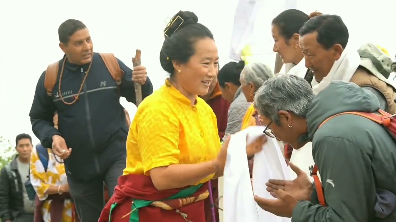 Khandro La  Visit @ Milarepa Cave (Shyakung) 🙏💐🌻🌼🌷