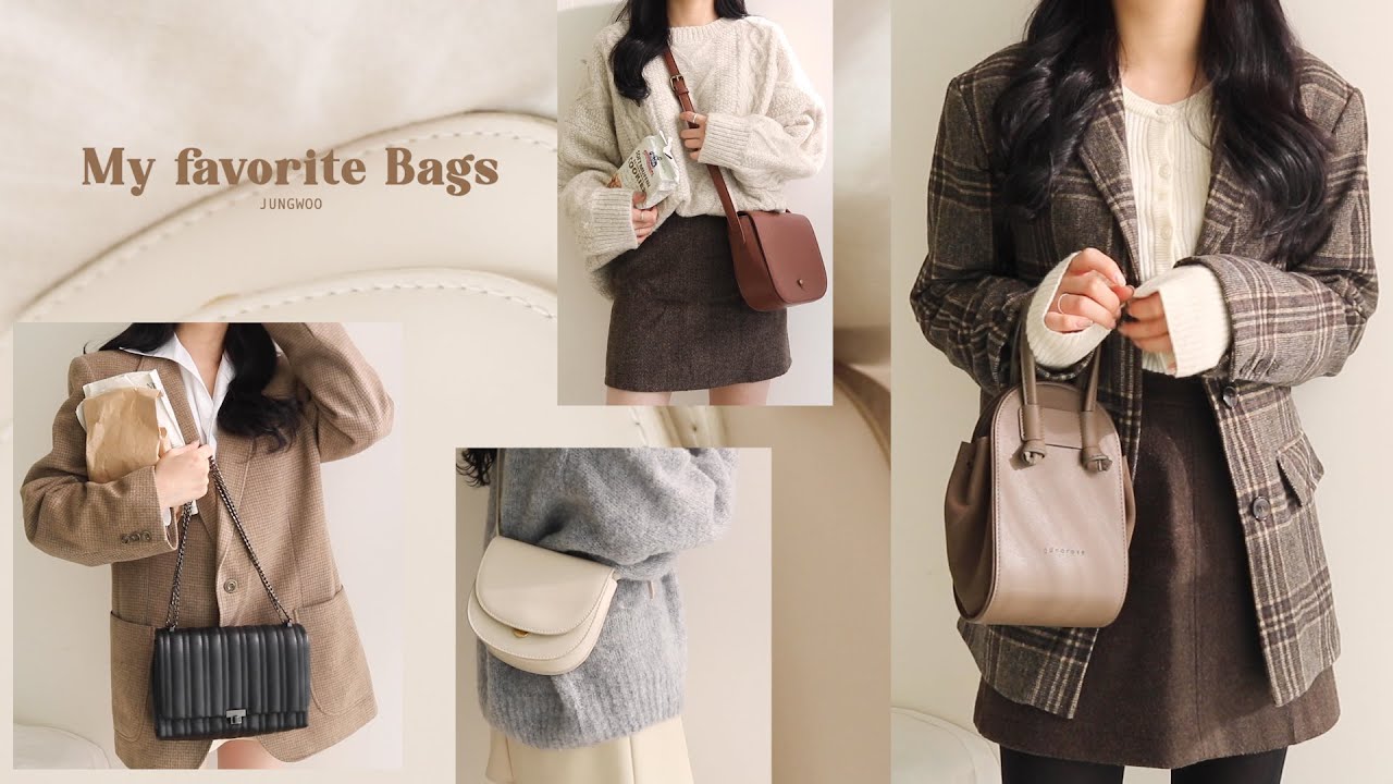 (sub) HAUL | Fall bags 2022 매일 메는 데일리 가방들 소개👜 (2만원~ 20만원대) | 정우Jungwoo