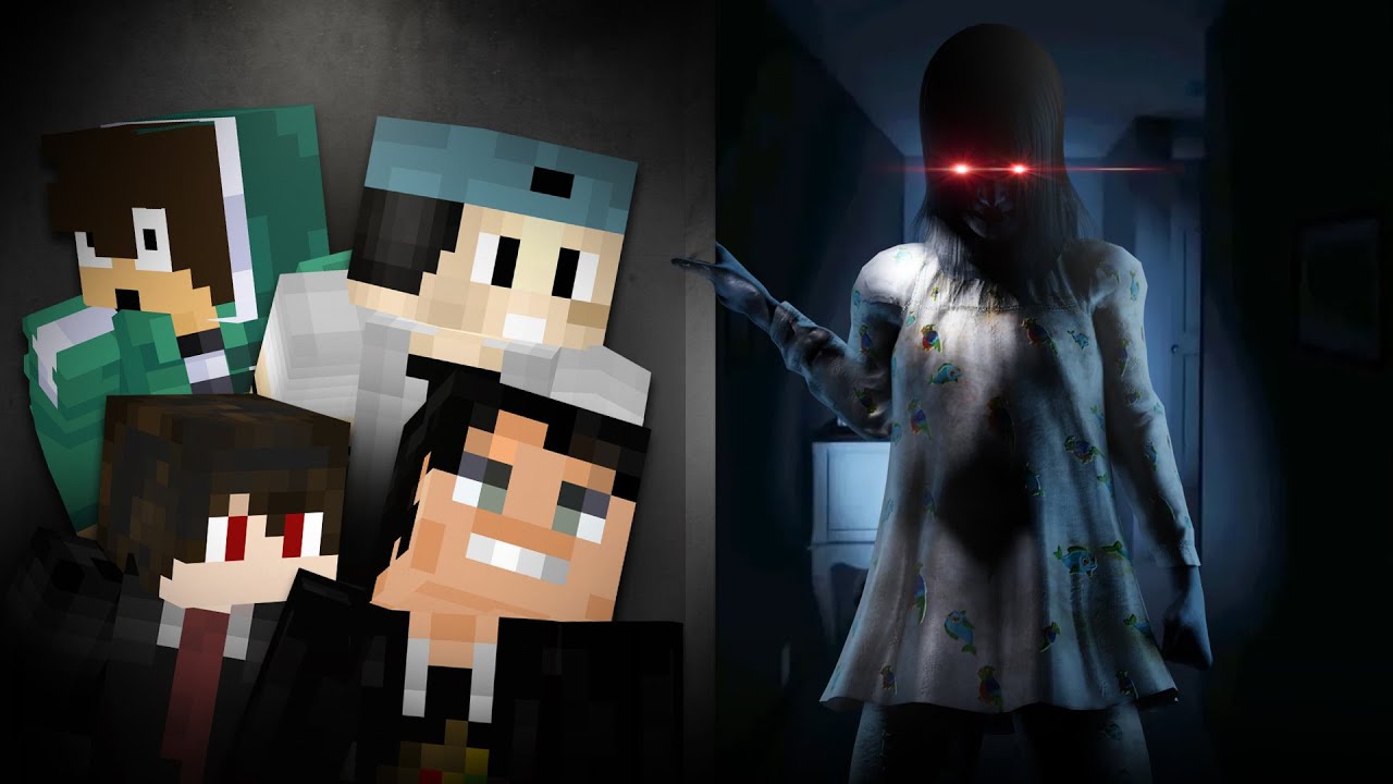 Player Minecraft mencoba game Phasmophobia