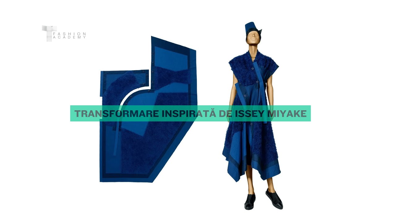 Transformare explicată pas cu pas, inspirată de Issey Miyake