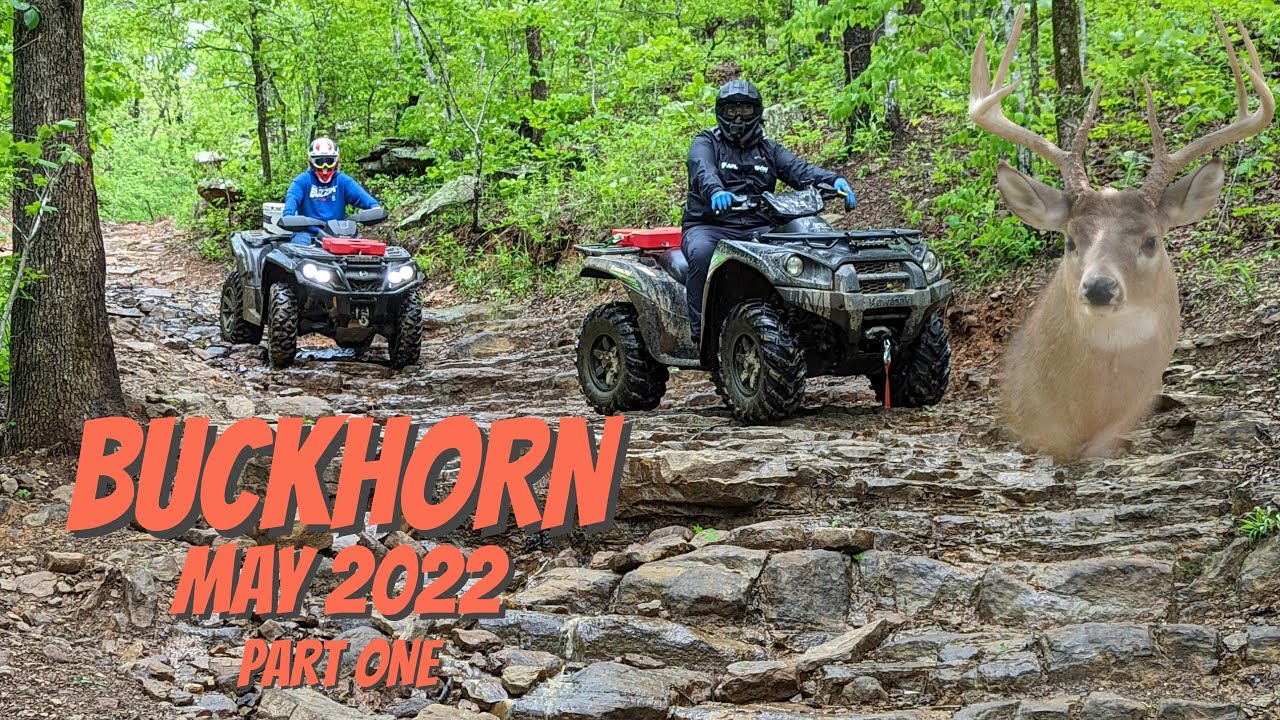 Buckhorn ATV trail ride May 2022 Part One in 4k, Canam Outlander 1000, 850 & Kawasaki 750