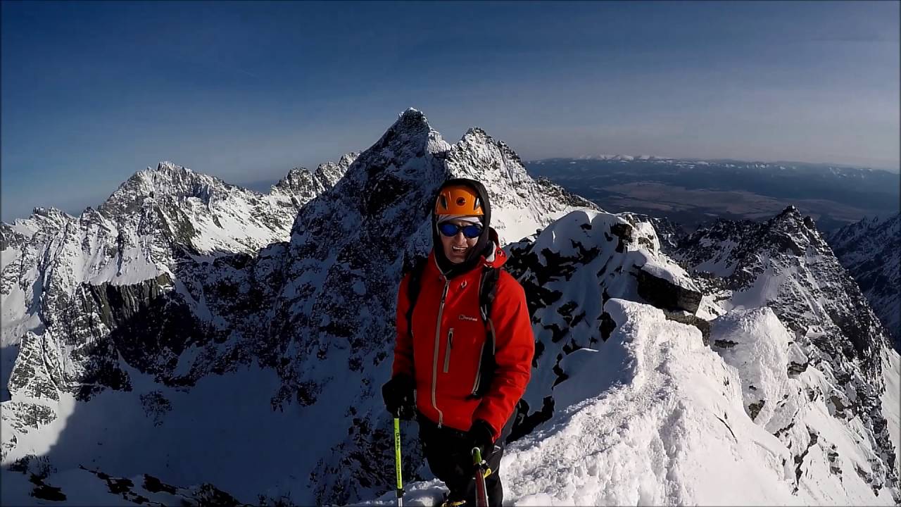 Rysy 2503 m i 2499 m n.p.m. Tatry Wysokie Wiosna/Zima