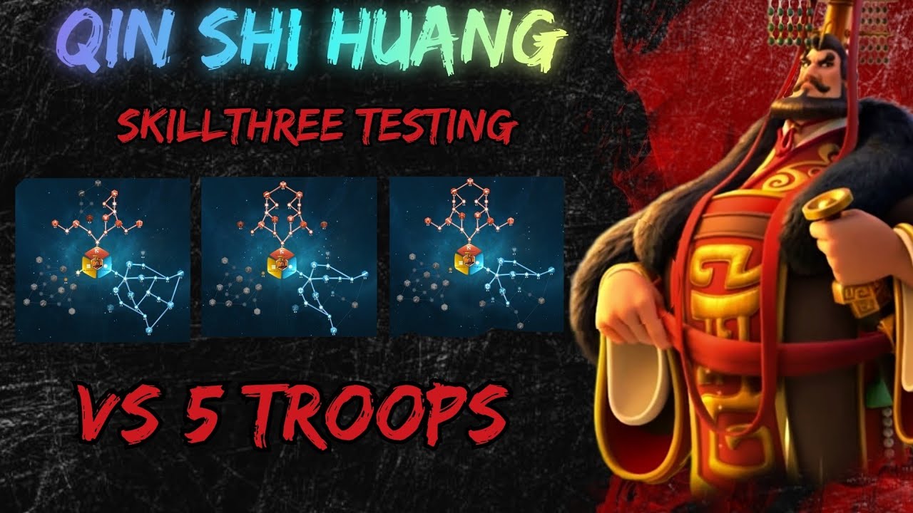 Rise of Kingdoms ~ QSH AoE Skillthree Testing