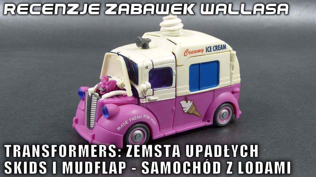 Skids i Mudflap jako samochód z lodami - recenzja zabawki Transformers Revenge Of The Fallen (2009)