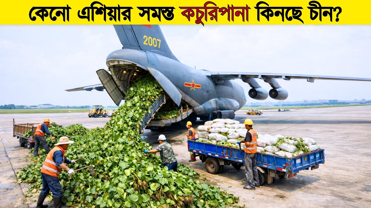 ফ্যাক্টরিতে কচুরিপানা দিয়ে কি বানানো হয় জানলে অবাক হবেন! Water Hyacinth Are Processed in a Factory