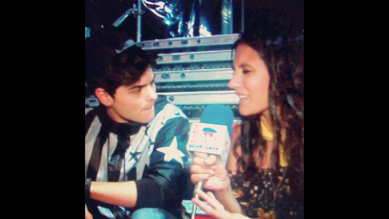 Entrevista a Abraham Mateo en Portugalete con Garazi Castro