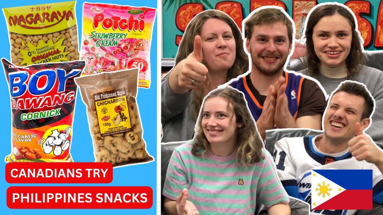 Canadian Youth Leaders Try Filipino Snacks for the first time! ft. Boy Bawang