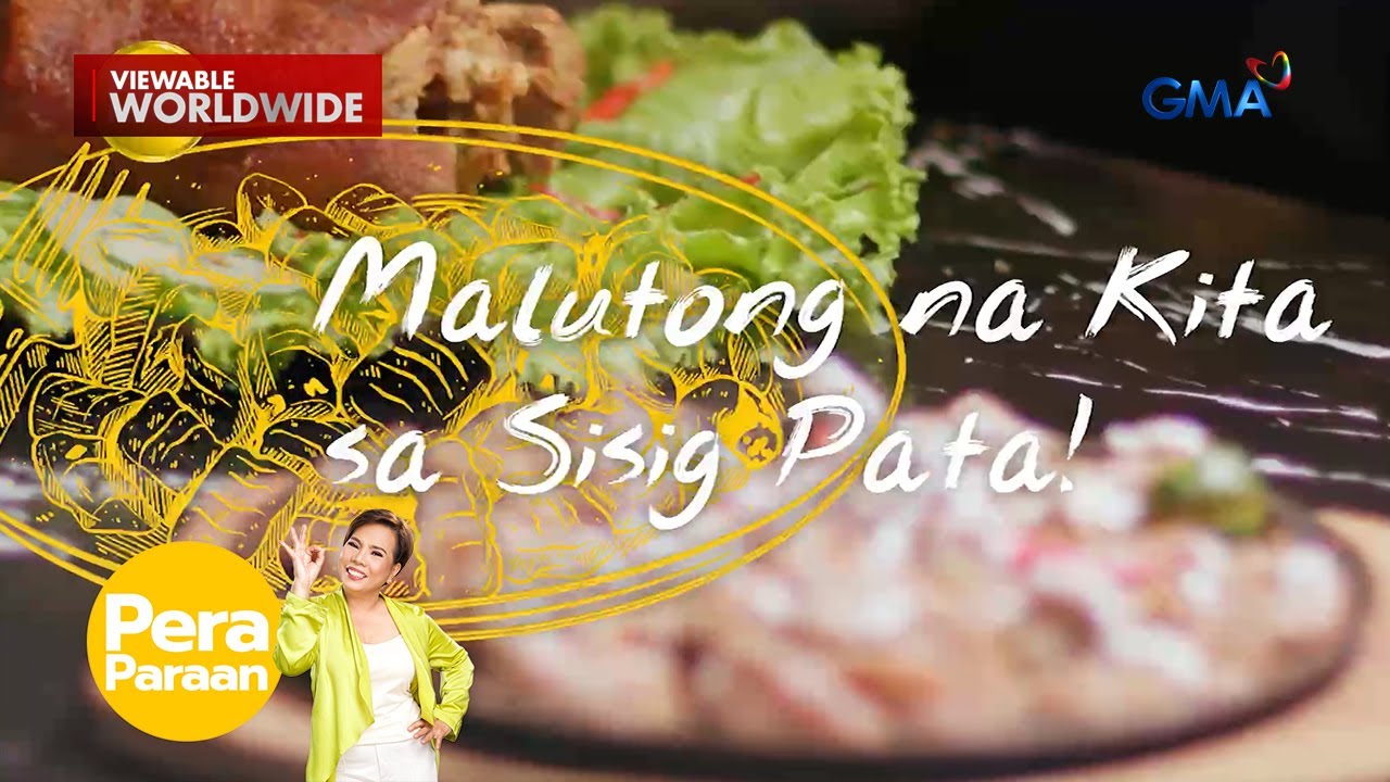 Crispy pata sisig, malutong at malinamnam din ang kita! | Pera Paraan