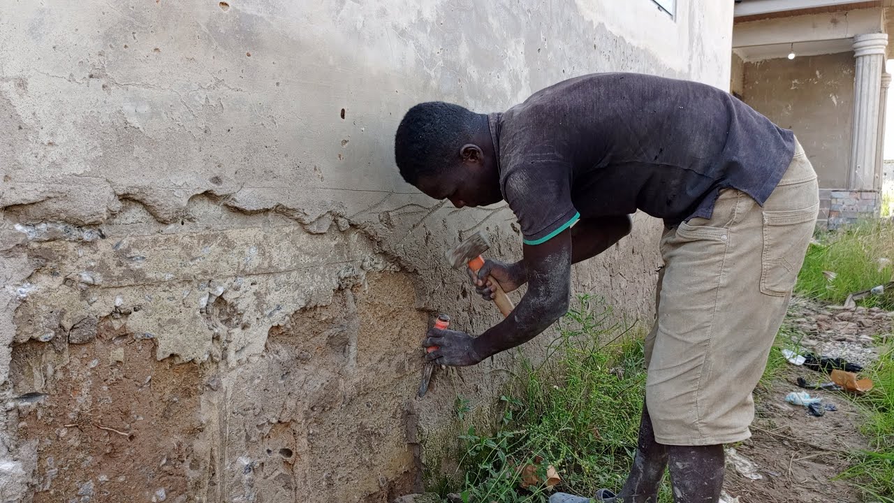 Best Damp Proof Solution That Last Forever 👷 || building in Ghana 🇬🇭