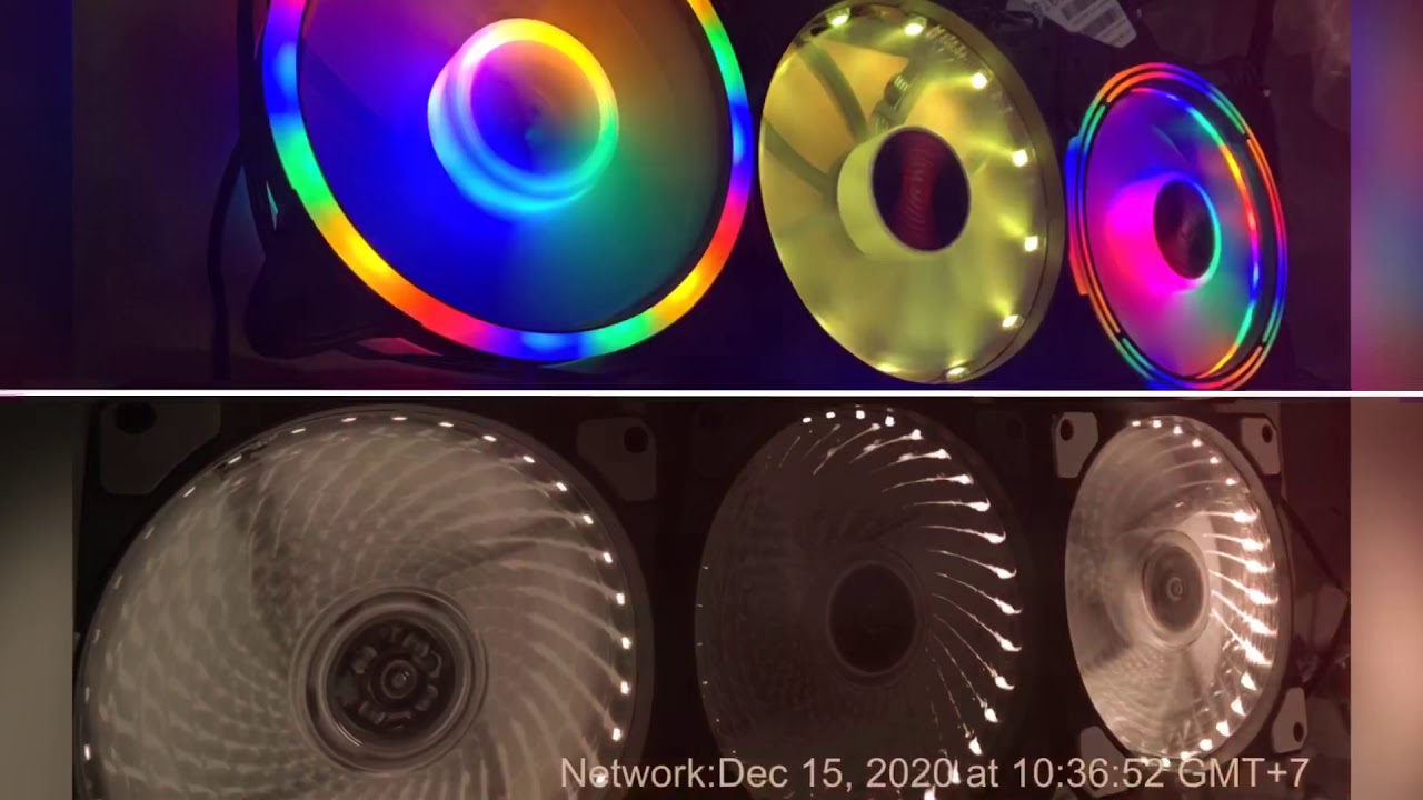 Fan led auto, kh&ocirc;ng cần hub. NAMPC.VN