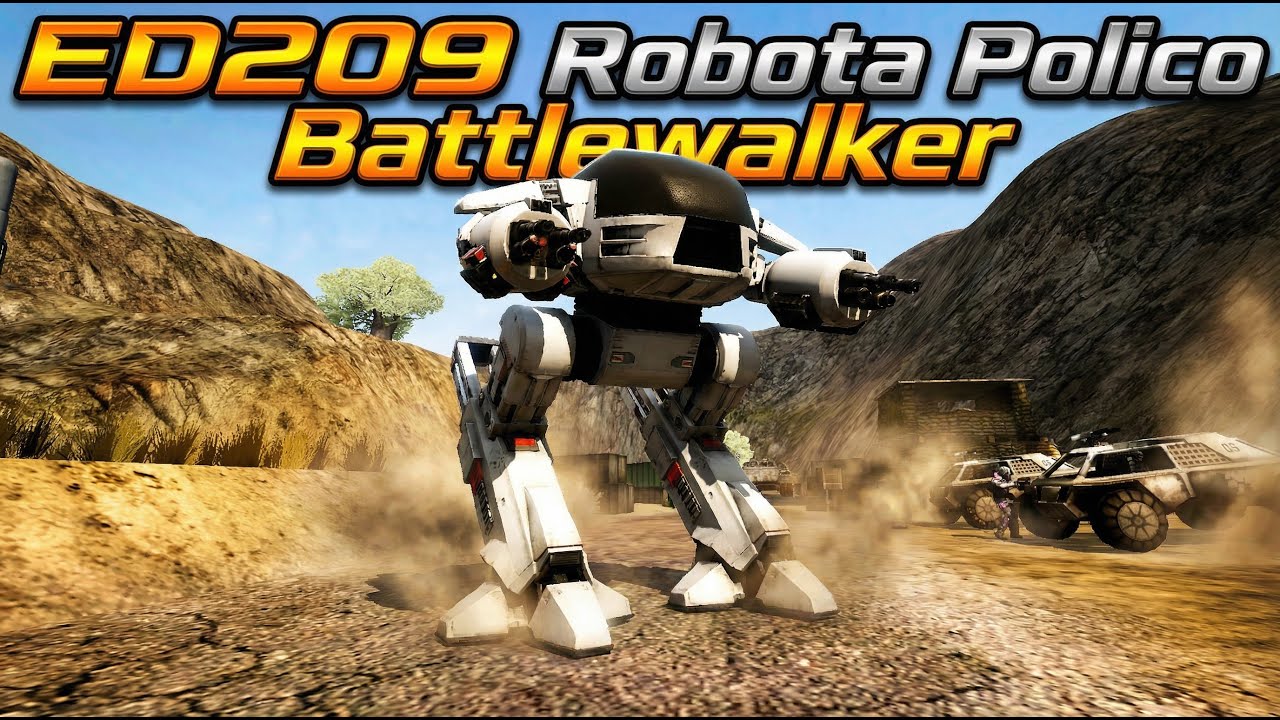 ED209 Trump Battlewalker (from Robocop Movie) in Battlefield 2142
