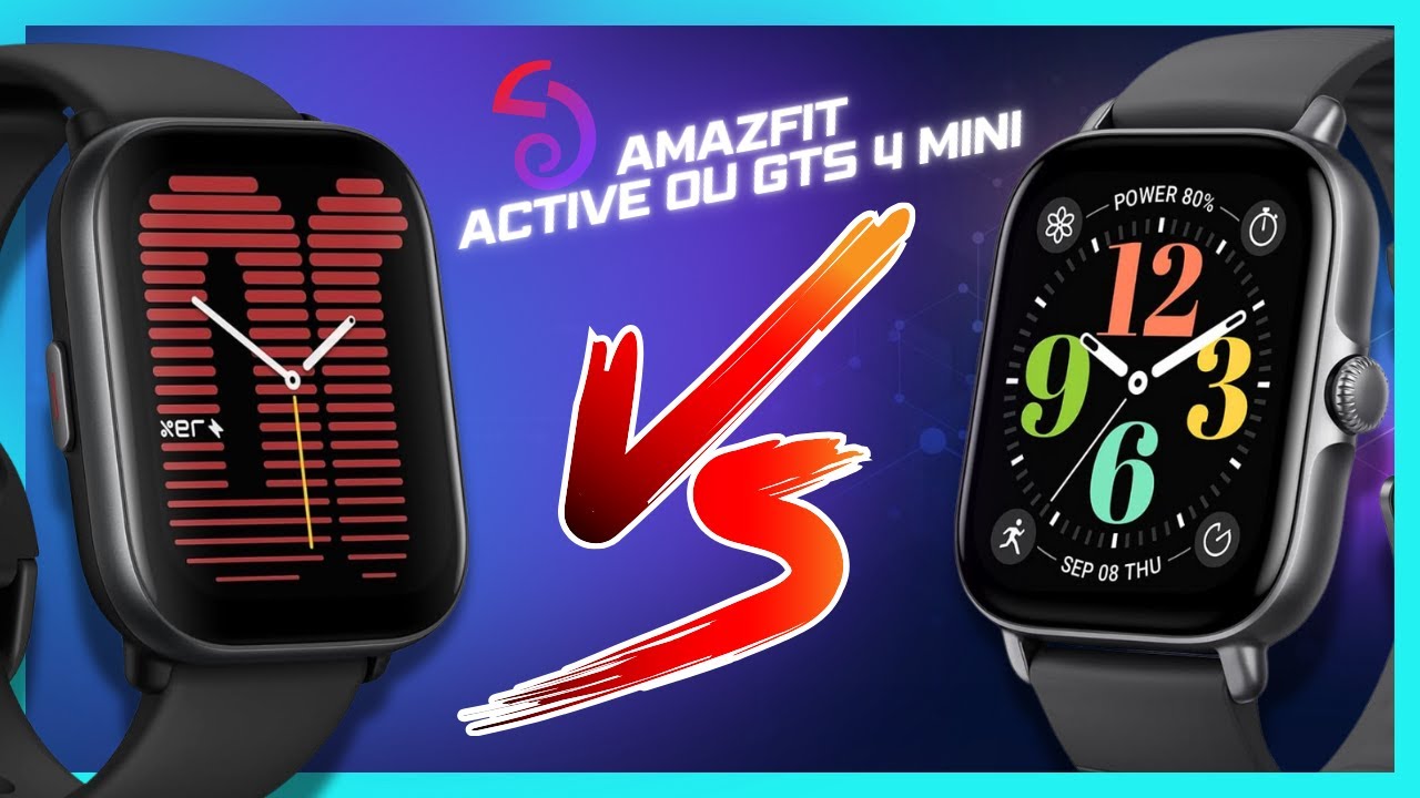 Comparativo: GTS 4 Mini New vs Amazfit Active - As Diferenças e Qual Escolher! #amazfit