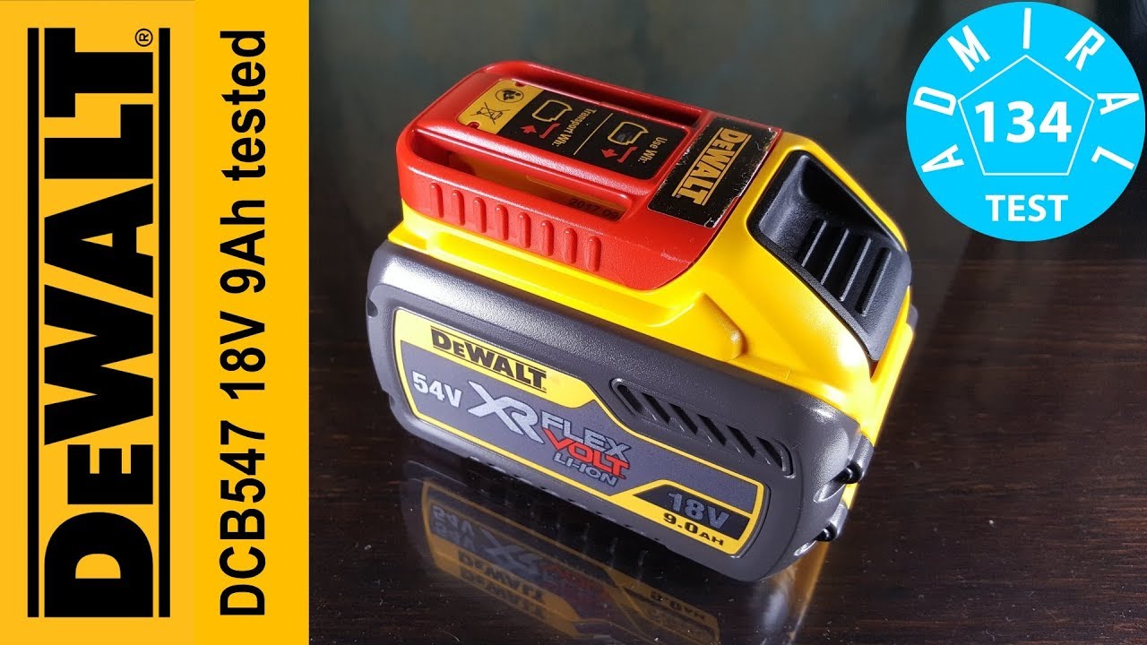 Тест аккумулятора DeWALT DCB547 18V 9Ah  Часть 3
