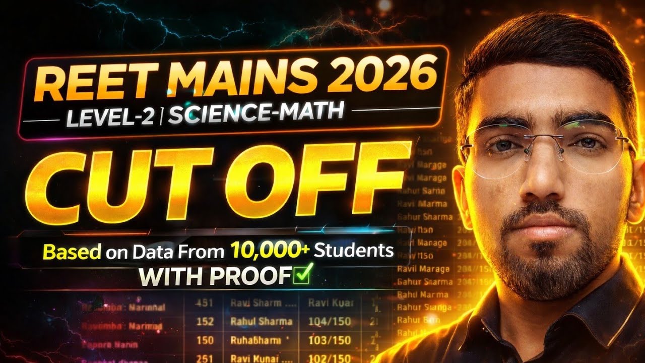 REET MAINS LEVEL 2 SCIENCE MATHS Final CUT OFF Analysis With Complete FACTS | SCIENCE MATHS CUT OFF