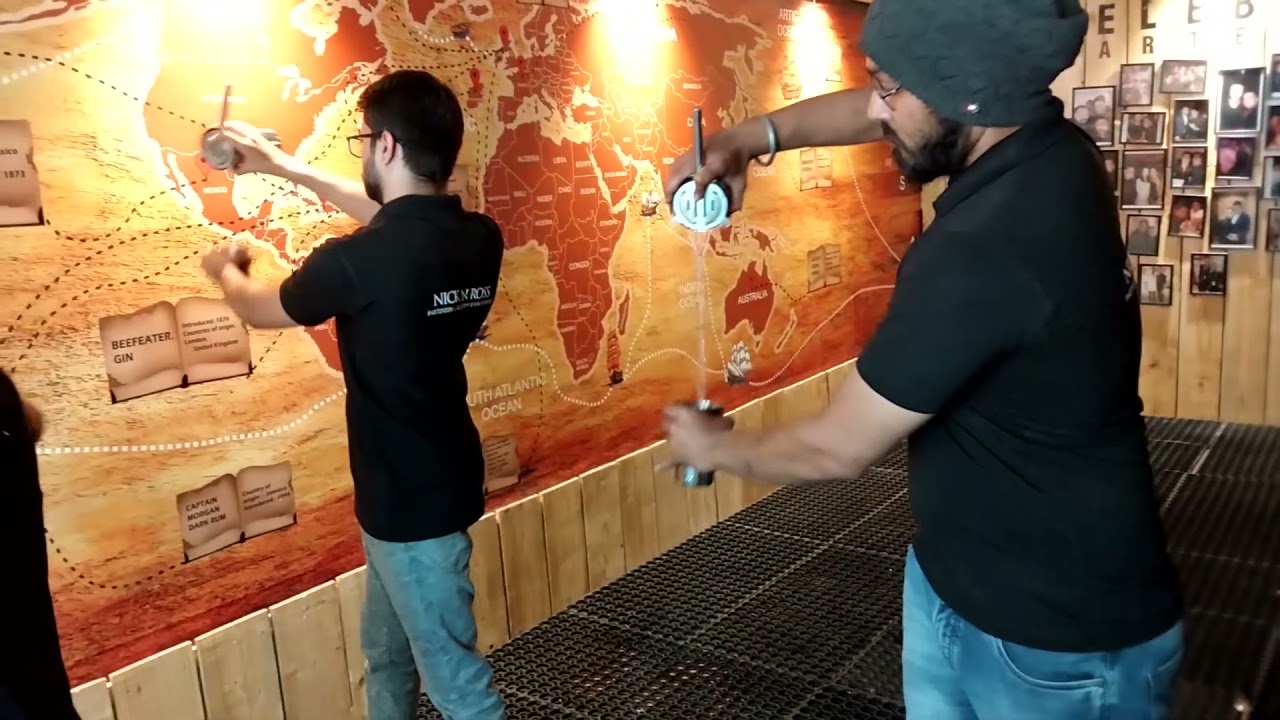 Throwing cocktail making method by nick n ross students