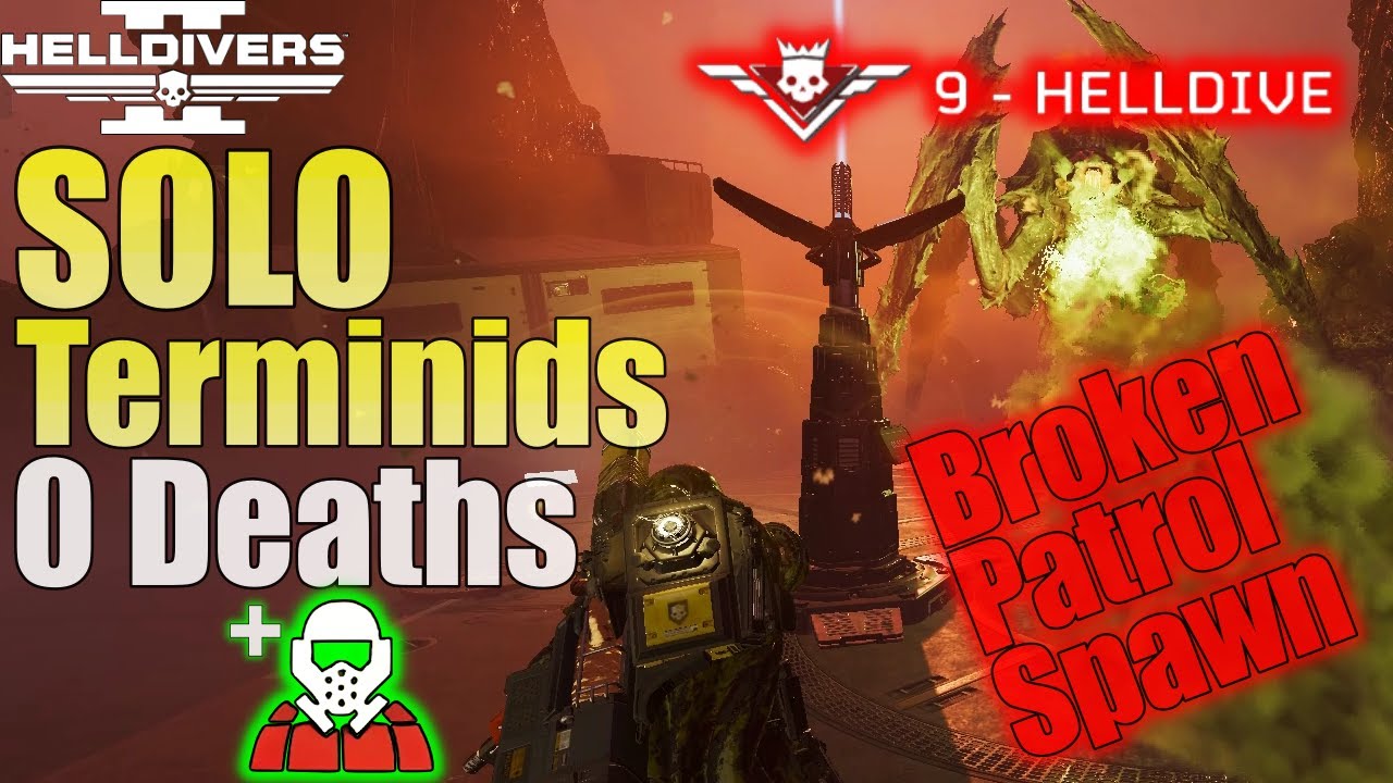 Helldivers 2 - SOLO Helldive Gameplay vs Terminids (No commenatry, Max difficulty, No deaths)