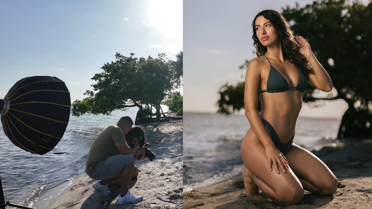 Photography Swimwear Portraits for Jaydeen - Behind the Scenes