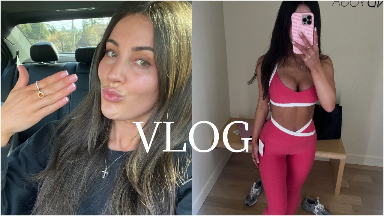 VLOG | Outfits of the week + Beyond Yoga try on + Fresh nails