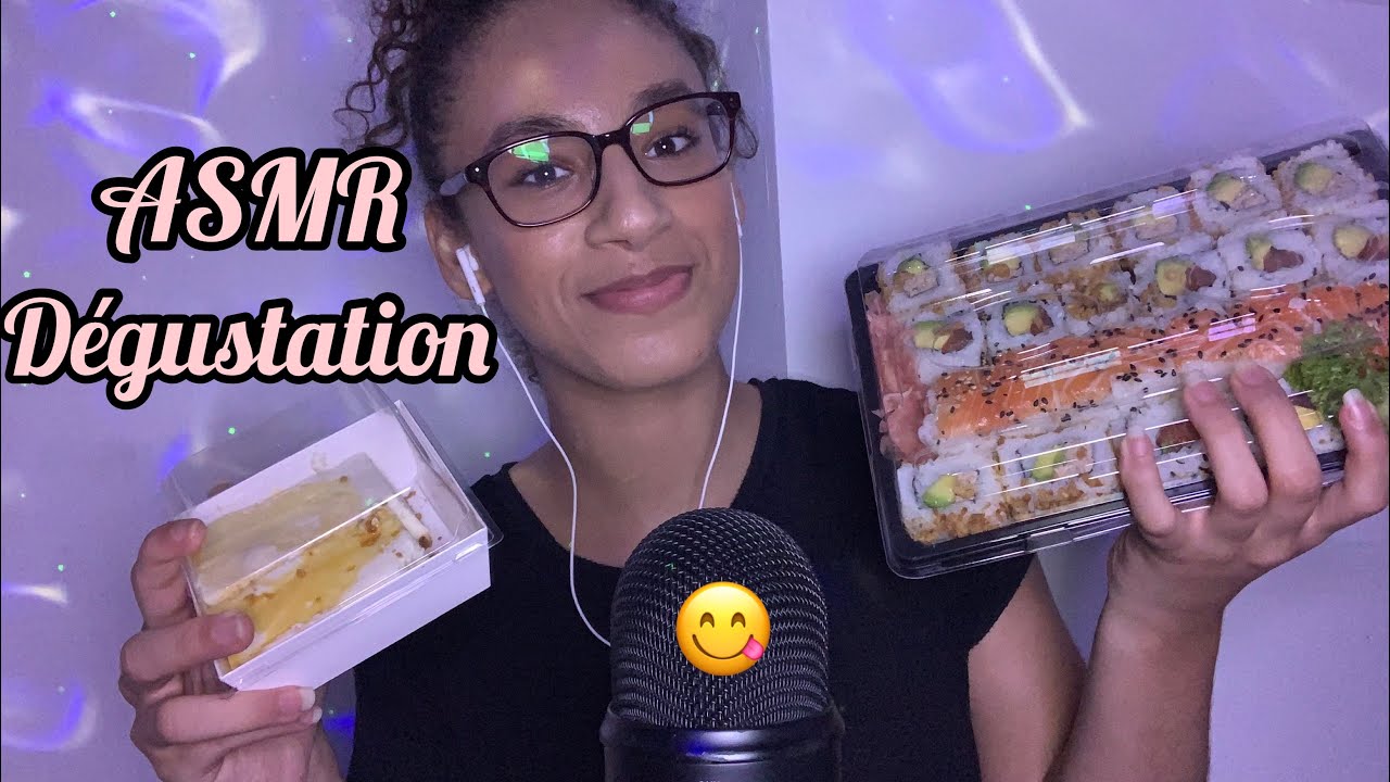 ASMR Dégustation sushi😋