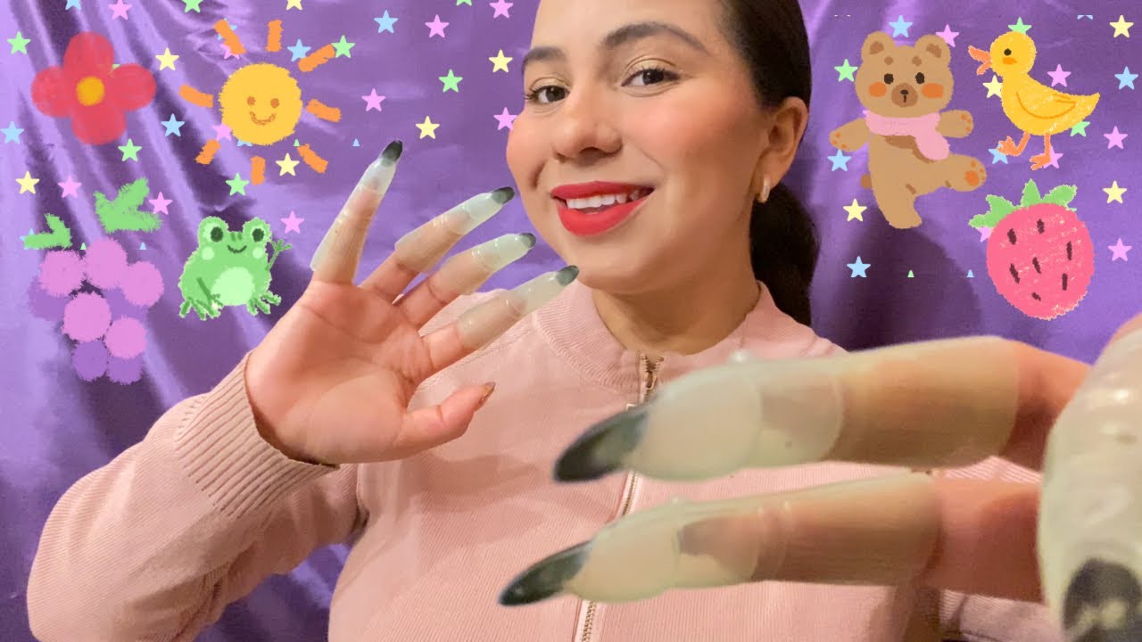 ASMR RAPIDO Y AGRESIVO CON UÑAS LARGAS Y MOUTH SOUNDS 🍼☃️⭐💕🍂