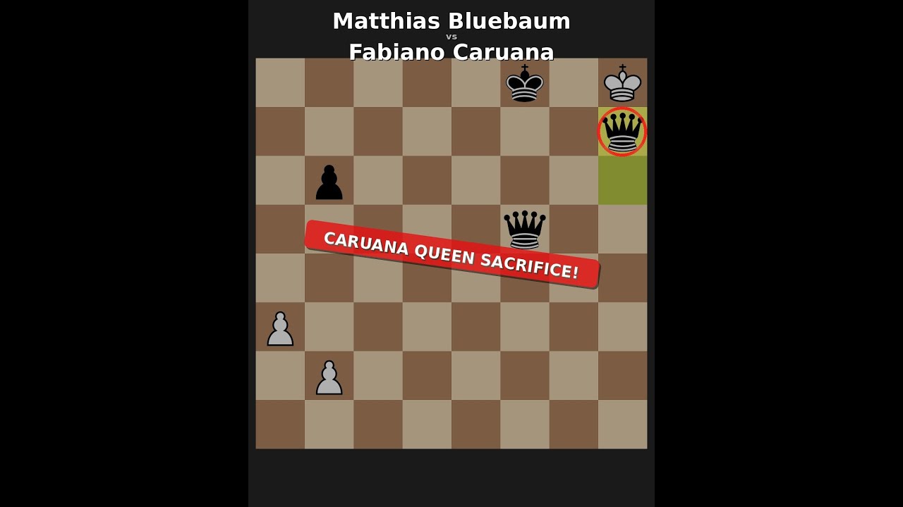 Caruana Crushes Bluebaum With INSANE Queen Sacrifice | Chess.com Classic 2024