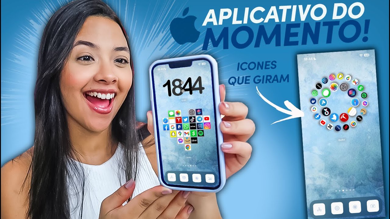 Como PERSONALIZAR seu IPHONE em 5 MINUTOS com esse aplicativo