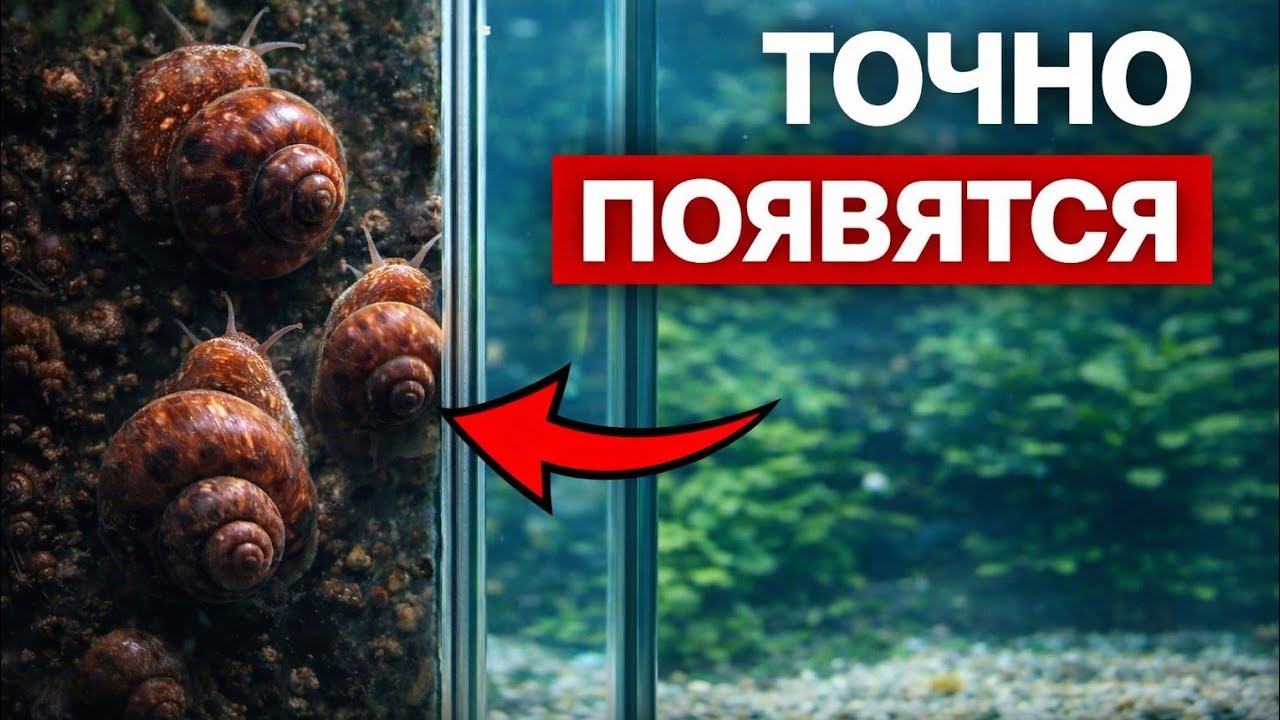 Нашествие улиток в аквариуме: кто виноват и что с этим делать?