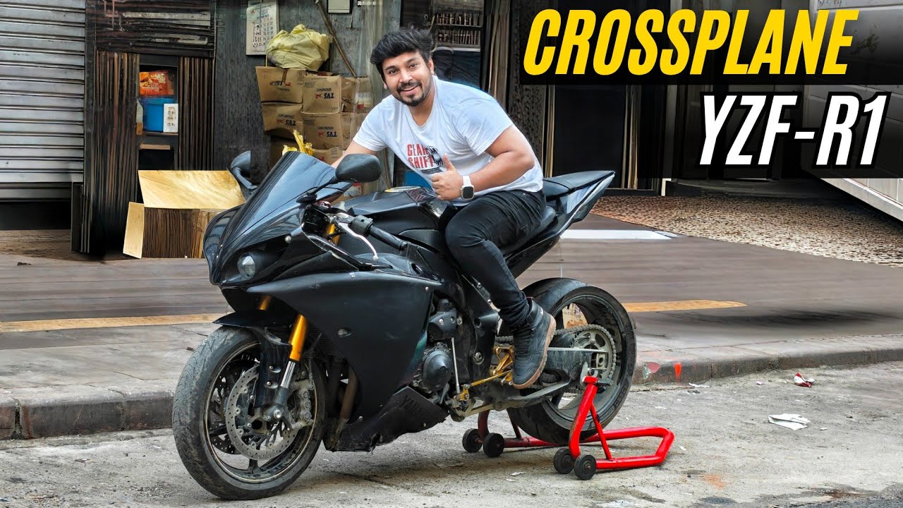Finally CrossPlane Yamaha R1 Aagai 🔥🔥