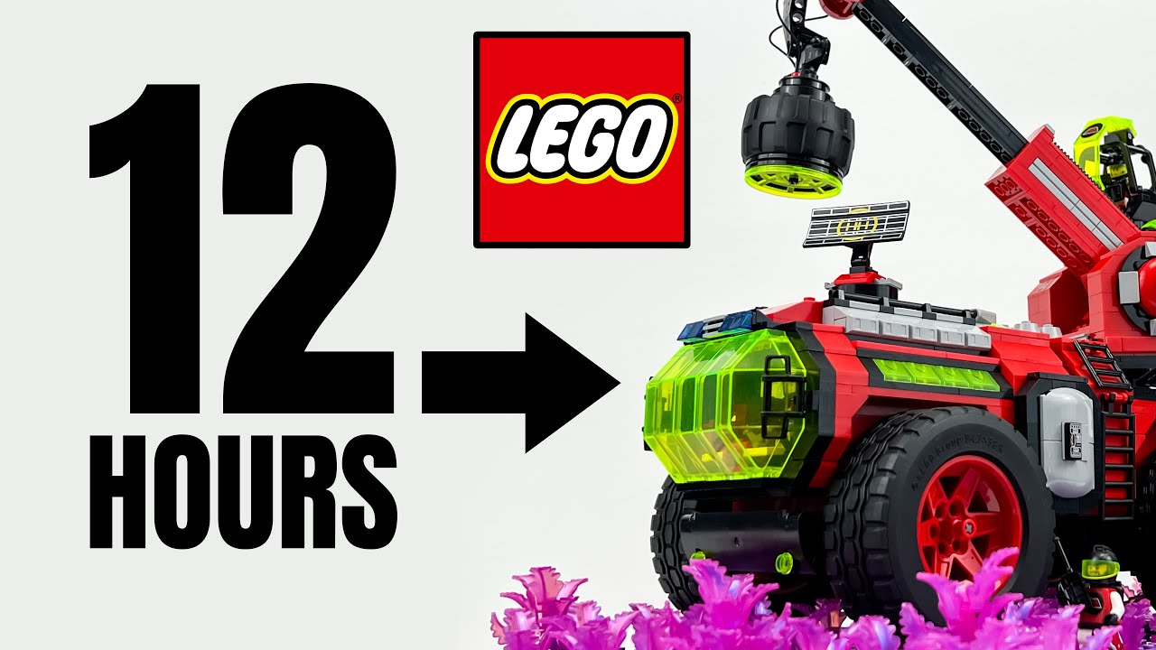 Могу ли я построить гигантский автомобиль LEGO M-TRON за 12 часов?!