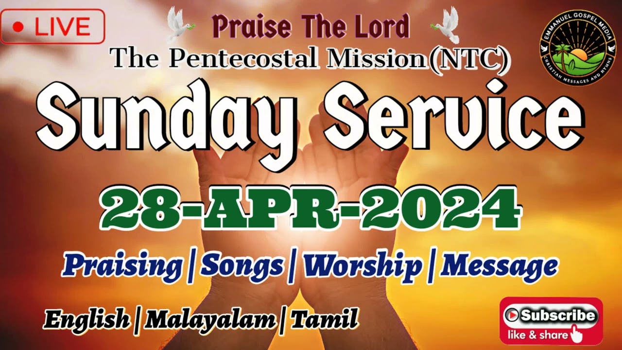 TPM Sunday Service | 28-04-2024 | Dubai | Pas charles dennis