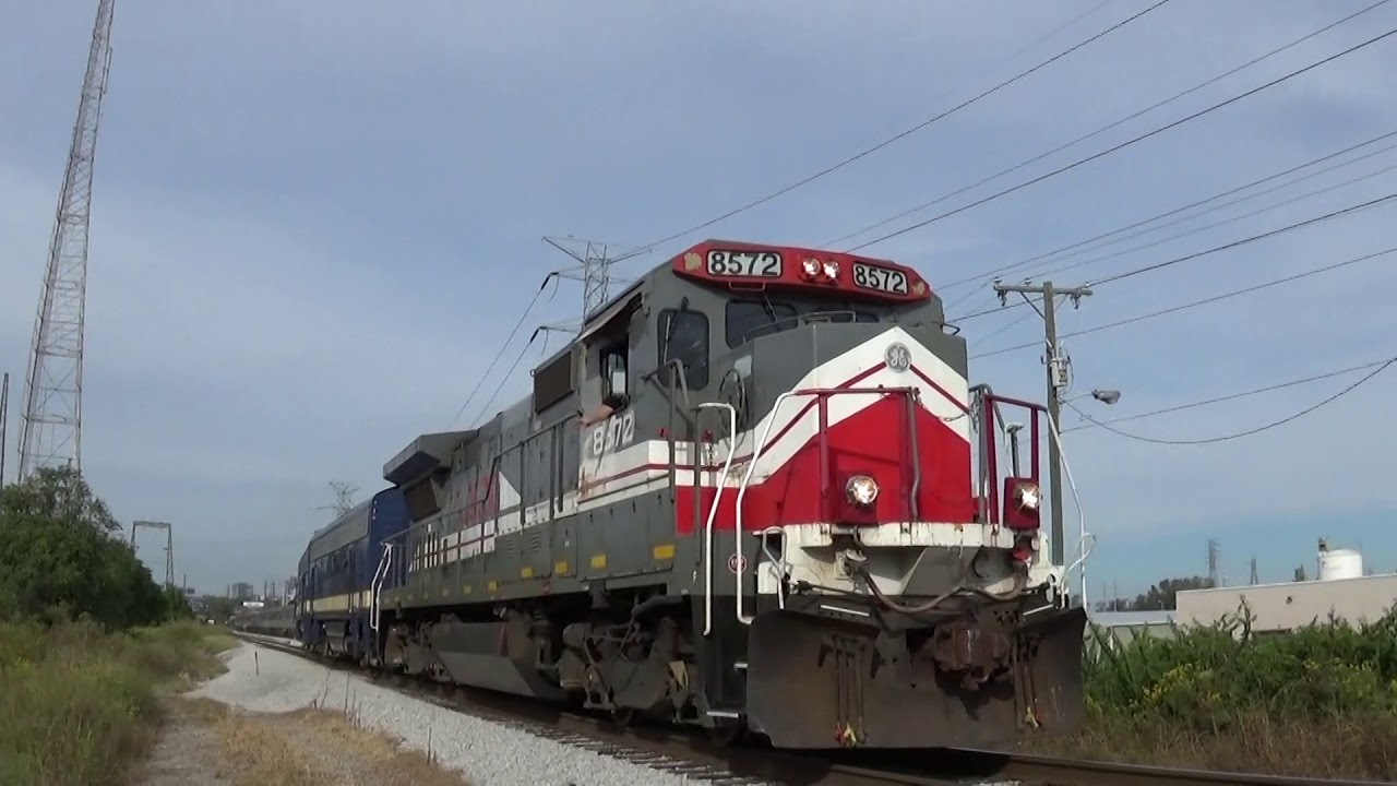 NERR 8572 in LMX Colors and w/ Awesome P3 Leads the Watertown Robbery Train on 9/30/17 (Part 1)