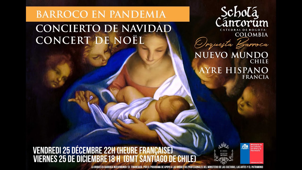 BARROCO EN PANDEMIA VII ¨concierto de navidad en Rancagua¨ estreno 25.12 18Hr (GMT STGO)