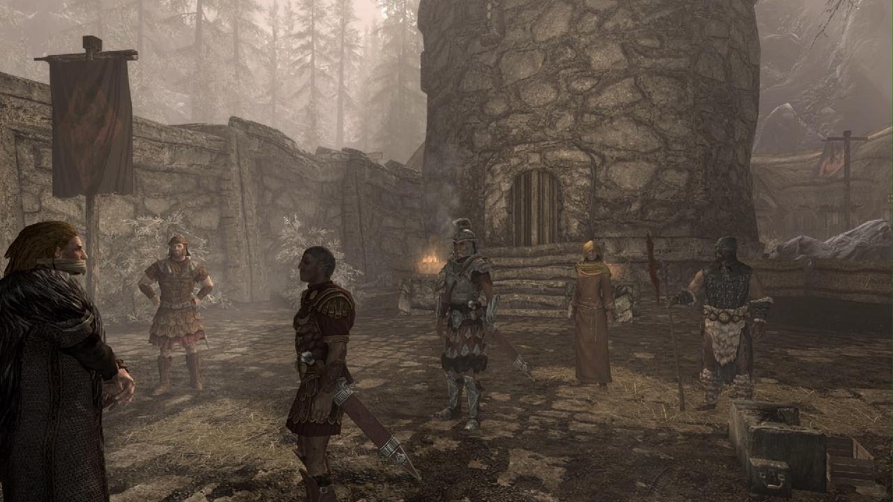 Skyrim with lot of mods