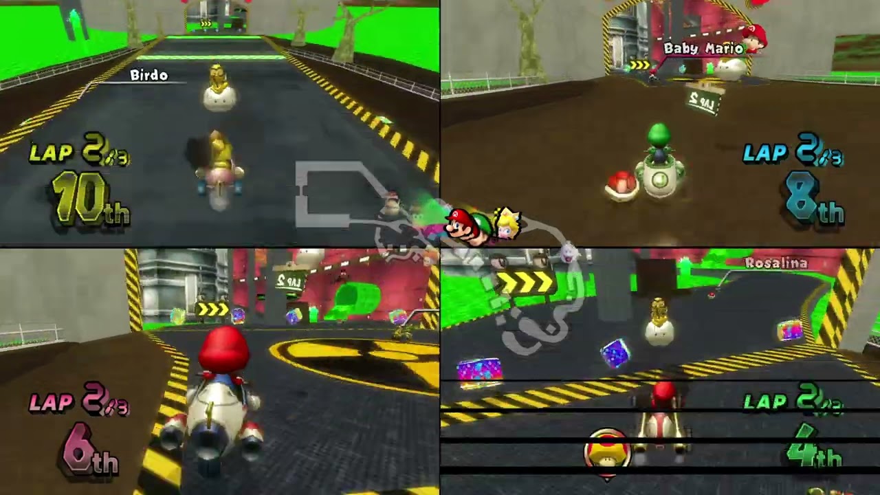 Mario Kart Wii Custom Tracks (History) ✦ 4 Players #880 (3 Tracks) Mirror