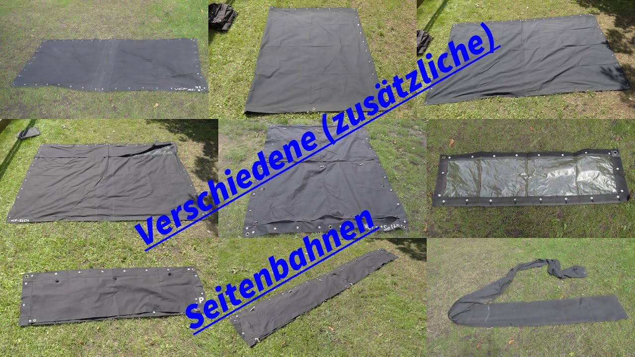 (zusätzliche)   Seitenbahnen