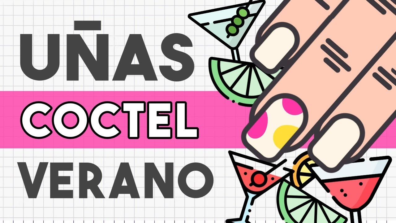 UÑAS COCTEL VERANO 🍸☀️