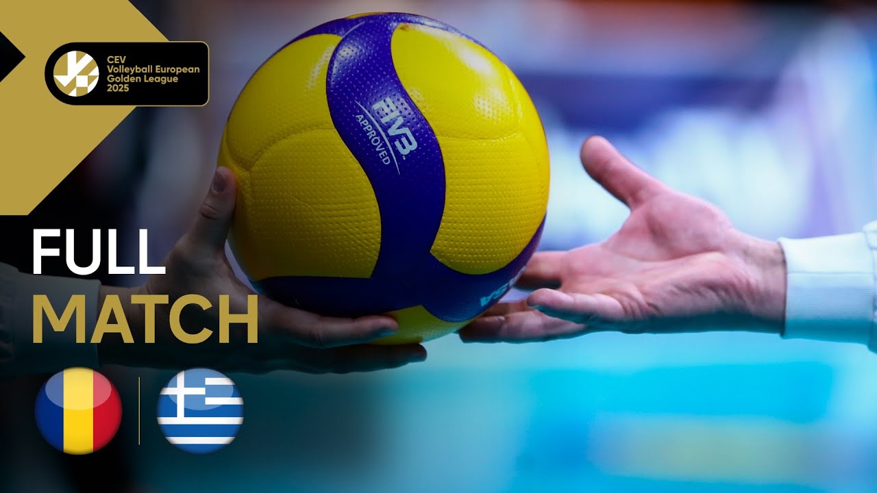 Full Match | Romania vs. Greece | CEV Volleyball European Golden League 2025 | Women