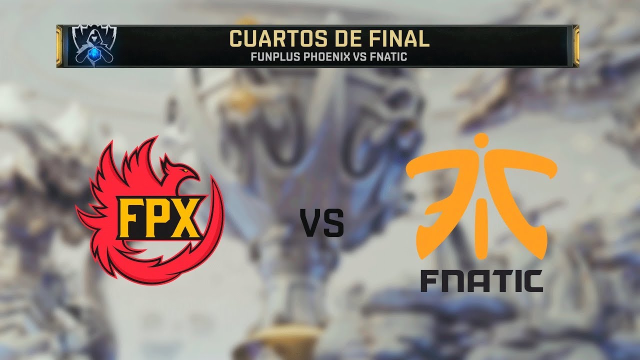 FUNPLUS PHOENIX VS FNATIC  | WORLDS 2019 | CUARTOS DE FINAL - MAPA 3  | League of Legends