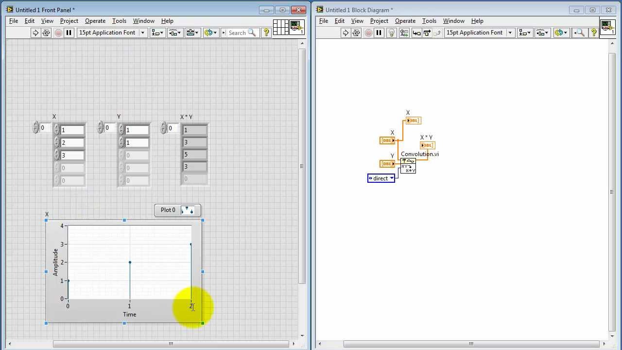 NI LabVIEW: Convolution subVI