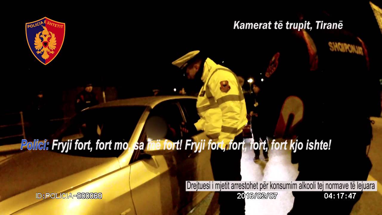 Drejtuesi i mjetit arrestohet për konsumim alkooli mbi normat e lejuara.