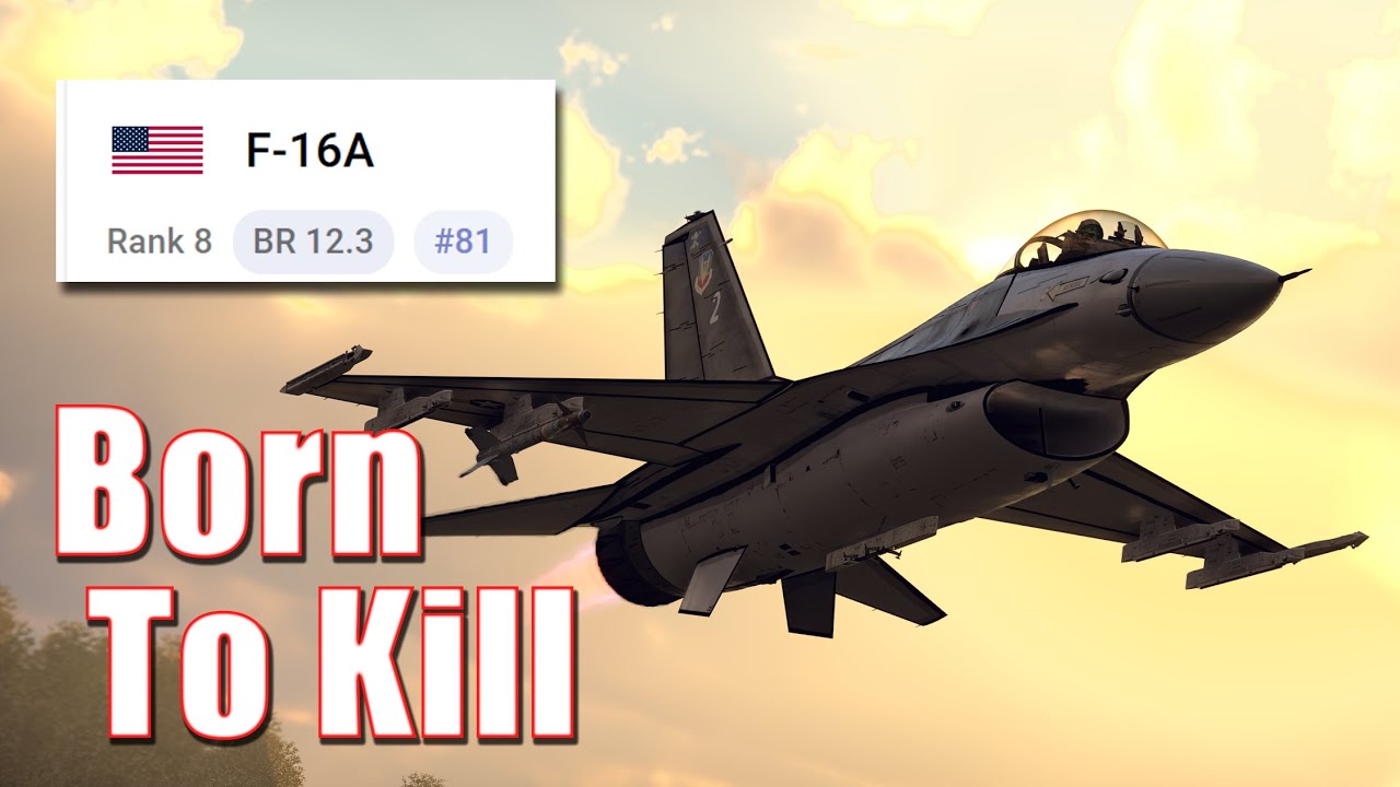 ВОТ ПОЧЕМУ У ВАС ТАК ТРУДНЫ F-16A | Руководства War Thunder