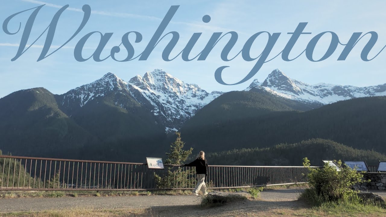 I went on a scenic road trip around Washington state 🌳 exploring stunning Pacific Northwest