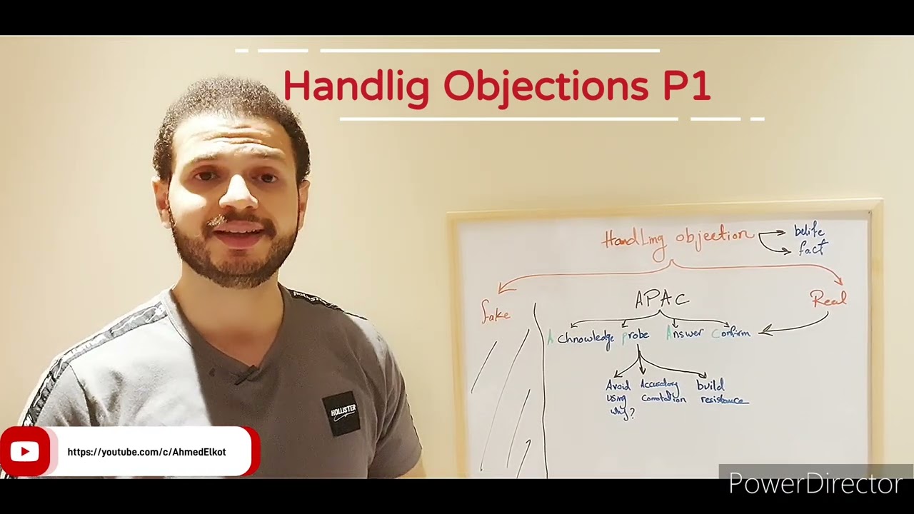 Handling objections او التغلب على الاعتراضات للميديكال ريب الجزء الاول